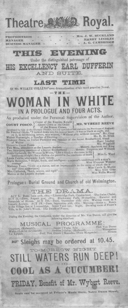 The Woman in White play.