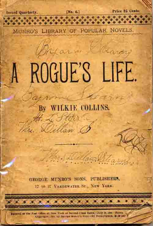 A Rogue's Life in Munro's Library of Popular Novels.