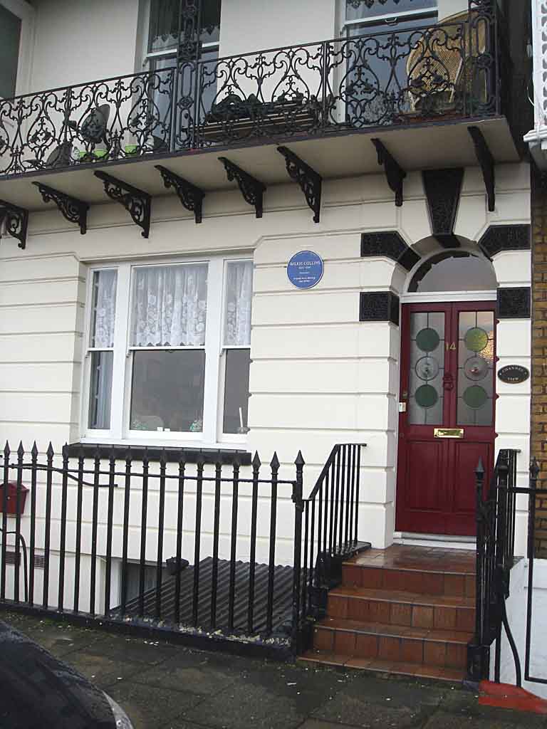 14 Nelson Crescent where Wilkie Collins stayed