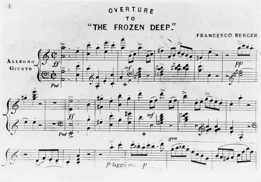 Francesco Berger's overture to The Frozen Deep