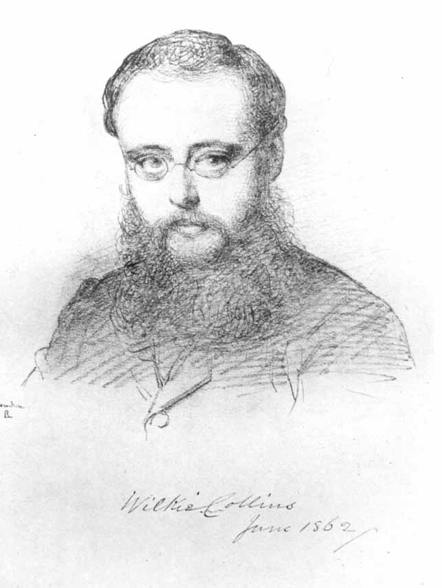Wilkie Colins portrait in 1862